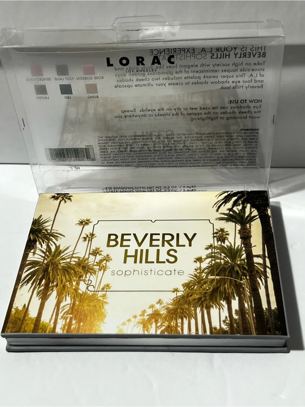 LORAC Beverly Hills Sophisticate Eye & Cheek Palette New Unused